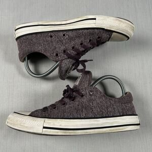 Converse Chuck Taylor Madison Women’s Size 8 Purple Tweed Knit Casual Shoes